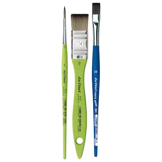 da Vinci 3 Piece Synthetic Brush Set